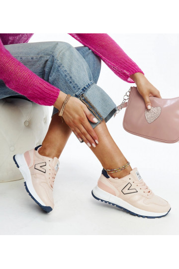 Zapatillas rosas con suela... 2