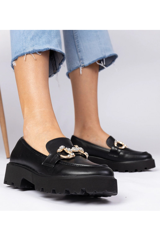 Mocasines elegantes negros con...