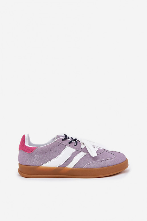 Bajo Zapatillas modelo zapatos. Femenino Z PodAójnym atándosem color violeta Ventus