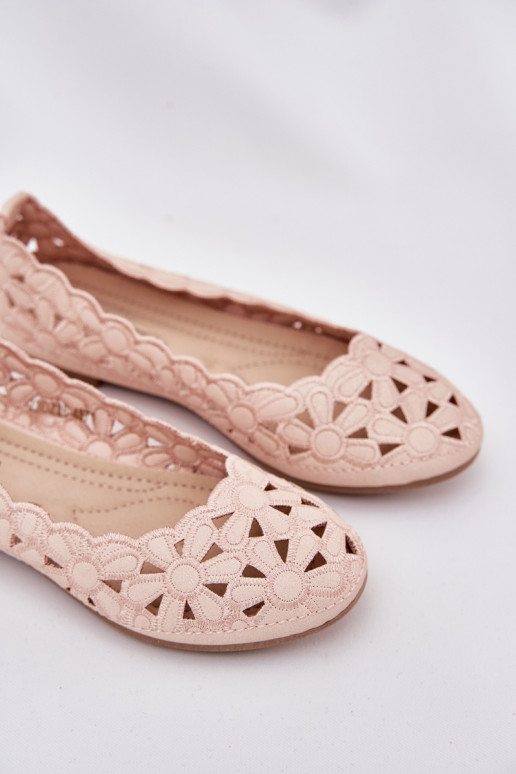 con elementos calados bailarinas Infantil con brillo color rosa Zindira con elementos calados bailarinas Infantil con brillo color rosa Zindira