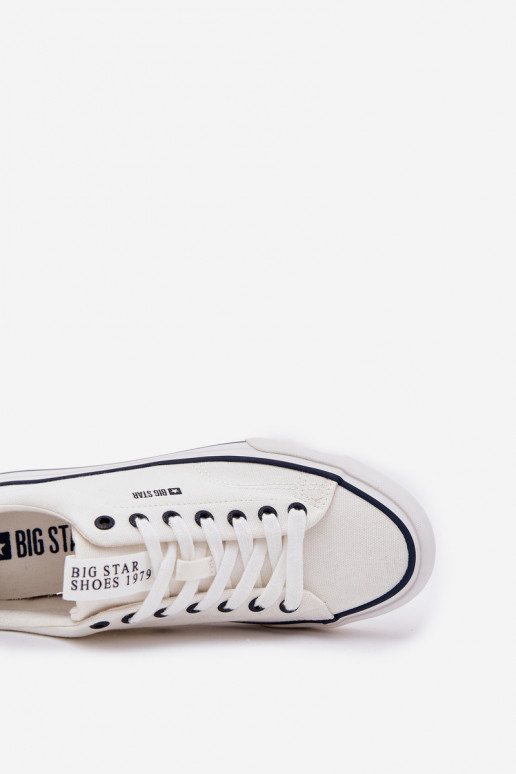 Zapatos bajos de hombre Big Star NN174017 color blanco