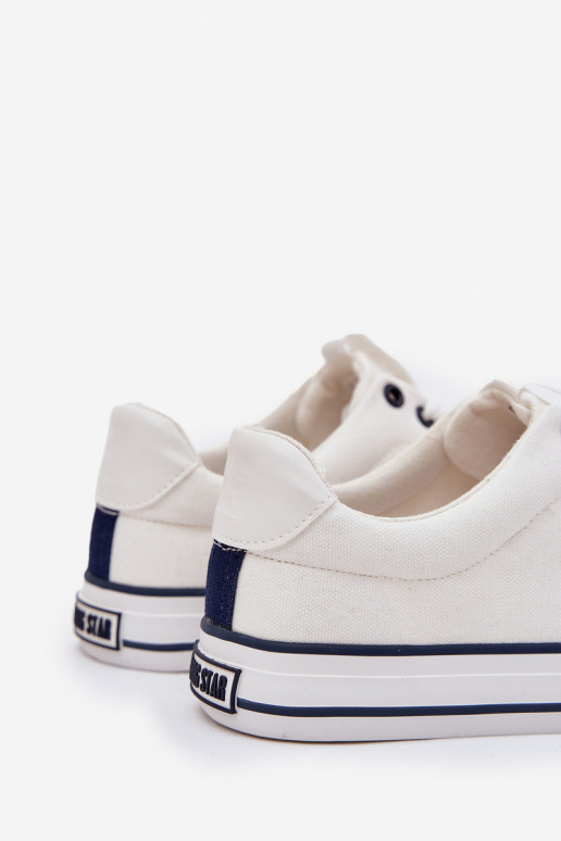 Zapatos bajos de hombre Big Star NN174017 color blanco