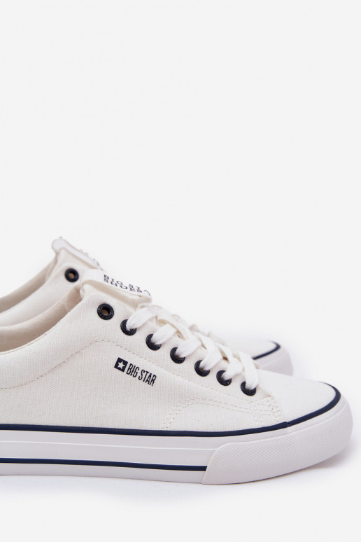 Zapatos bajos de hombre Big Star NN174017 color blanco