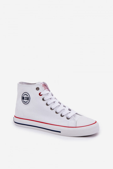 Zapatos de ocio para hombres Big Star NN174305 HI-POLY SYSTEM blancos