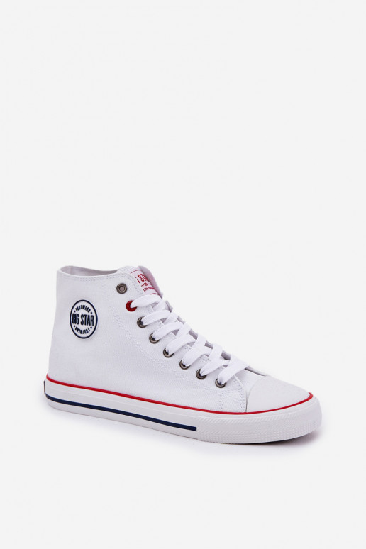  Zapatos casuales de hombre Big Star NN174305 HI-POLY SYSTEM el color blanco