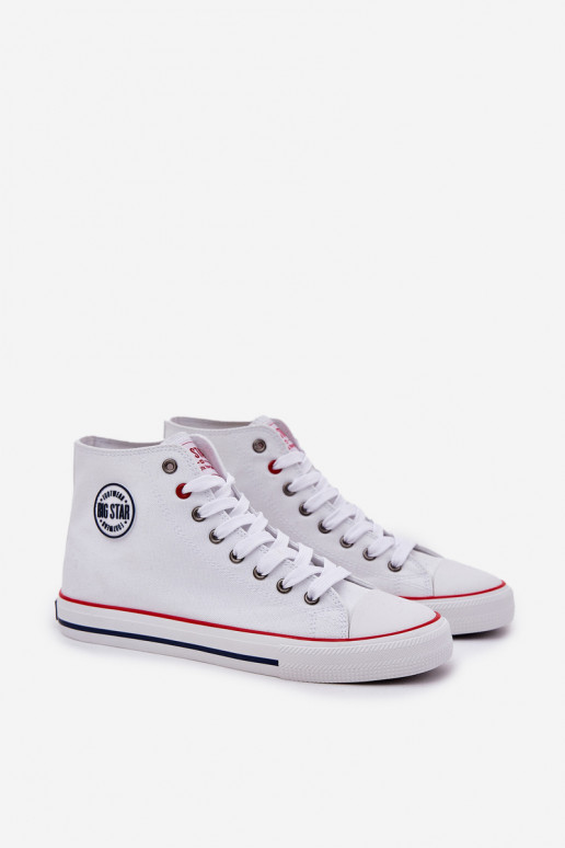  Zapatos casuales de hombre Big Star NN174305 HI-POLY SYSTEM el color blanco