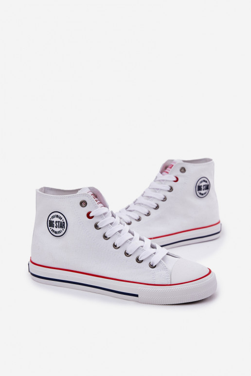 Zapatos casuales de hombre Big Star NN174305 HI-POLY SYSTEM el color blanco