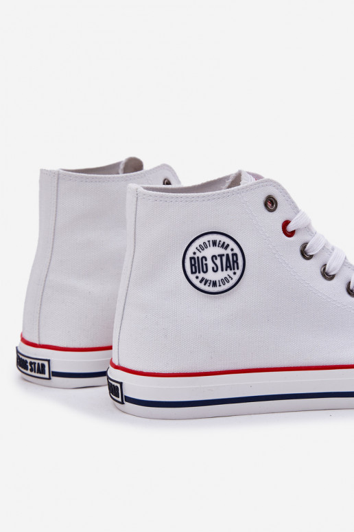  Zapatos casuales de hombre Big Star NN174305 HI-POLY SYSTEM el color blanco