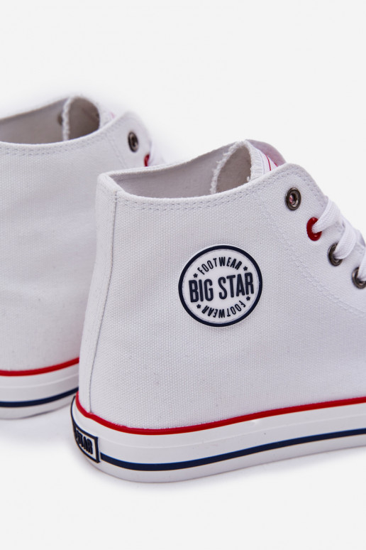  Zapatos casuales de hombre Big Star NN174305 HI-POLY SYSTEM el color blanco