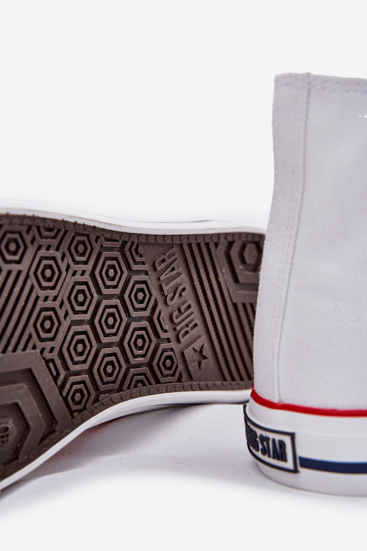  Zapatos casuales de hombre Big Star NN174305 HI-POLY SYSTEM el color blanco