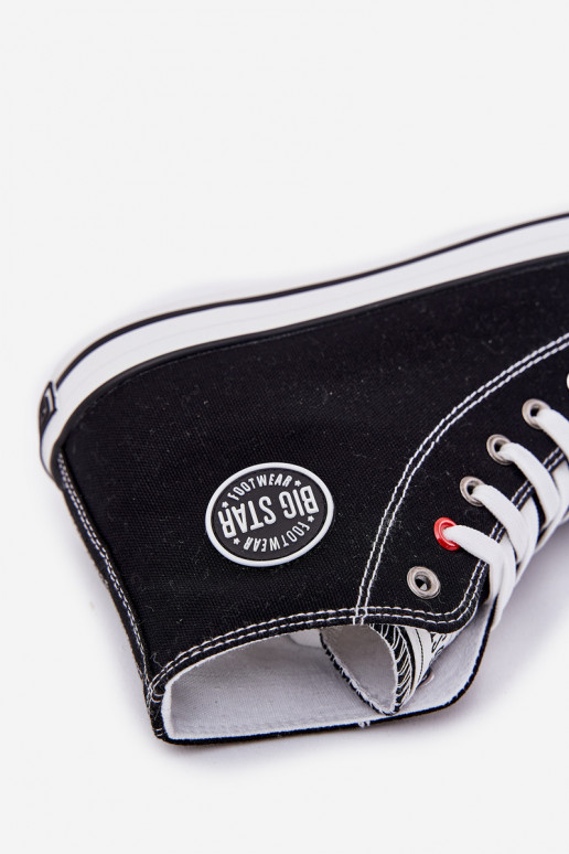  Zapatos casuales de hombre Big Star NN174304 HI-POLY SYSTEM de color negro