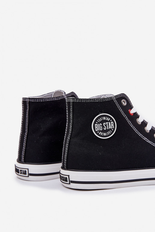  Zapatos casuales de hombre Big Star NN174304 HI-POLY SYSTEM de color negro