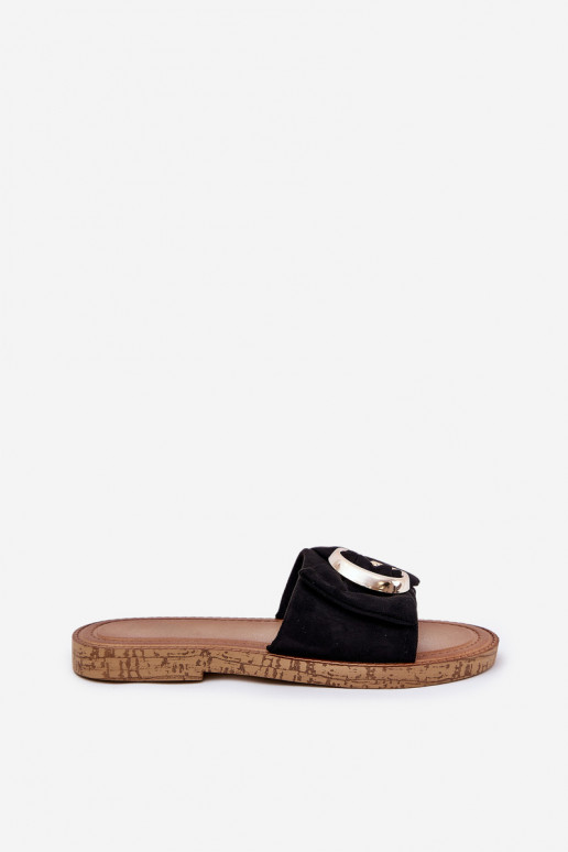 isósceles zapatillas de mujer Con decoraciones Detalem de color negro Nellodra