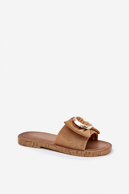 isósceles zapatillas de mujer Con decoraciones Detalem color marrón Nellodra