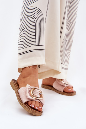 isósceles zapatillas de mujer Con decoraciones Detalem color rosa Nellodra