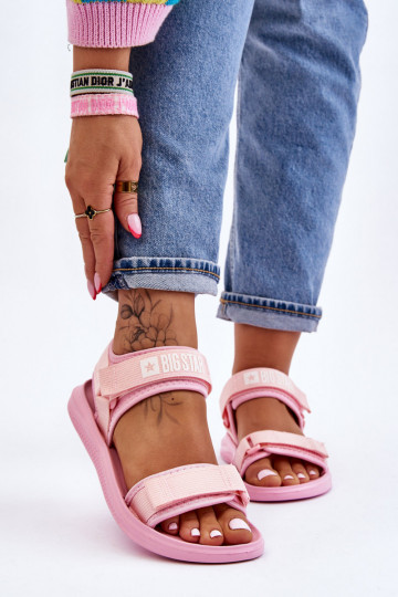 Sandalias deportivas de mujer Big Star LL274729 rosas 2