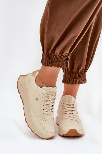  zapatillas Femenino Big Star RR274630 HI-POLY SYSTEM beige