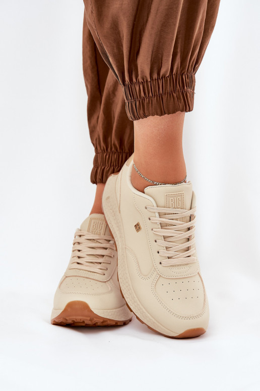  zapatillas Femenino Big Star RR274630 HI-POLY SYSTEM beige