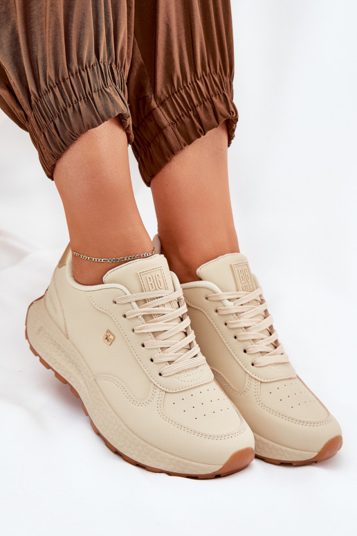  zapatillas Femenino Big Star RR274630 HI-POLY SYSTEM beige