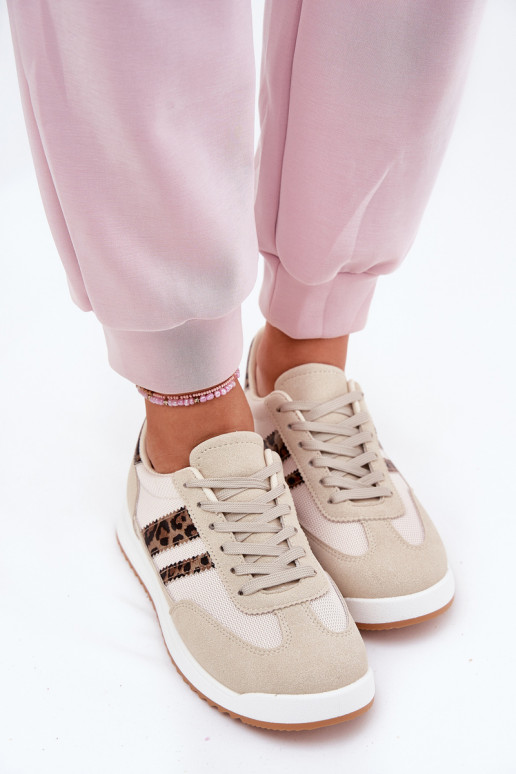 Zapatillas modelo zapatos. Femenino Z de gamuza ecológicau con estampados de piel de leopardo beige Tiene querinils Zapatillas modelo zapatos. Femenino Z de gamuza ecológicau con estampados de piel de leopardo beige Tiene querinils