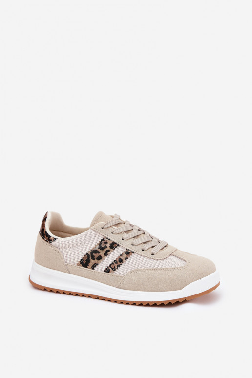 Zapatillas modelo zapatos. Femenino Z de gamuza ecológicau con estampados de piel de leopardo beige Tiene querinils Zapatillas modelo zapatos. Femenino Z de gamuza ecológicau con estampados de piel de leopardo beige Tiene querinils