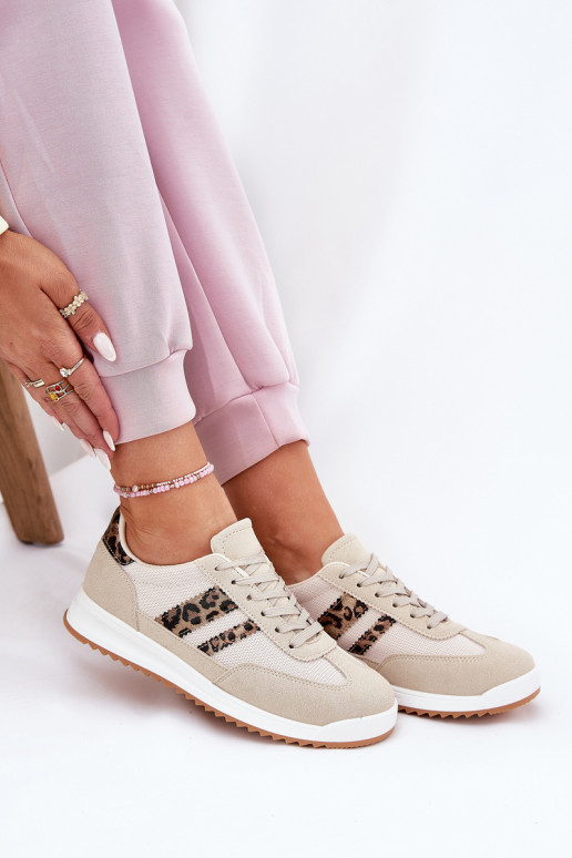 Zapatillas modelo zapatos. Femenino Z de gamuza ecológicau con estampados de piel de leopardo beige Tiene querinils Zapatillas modelo zapatos. Femenino Z de gamuza ecológicau con estampados de piel de leopardo beige Tiene querinils