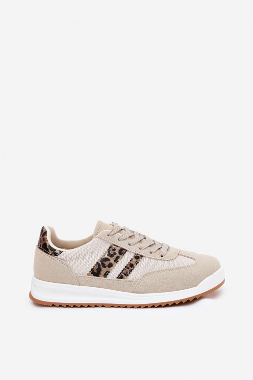Zapatillas modelo zapatos. Femenino Z de gamuza ecológicau con estampados de piel de leopardo beige Tiene querinils Zapatillas modelo zapatos. Femenino Z de gamuza ecológicau con estampados de piel de leopardo beige Tiene querinils