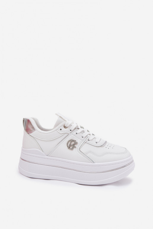 Zapatillas deportivas blancas con...