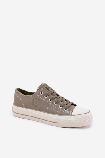 Zapatos casuales verdes con plataforma para hombre Big Star RR174325