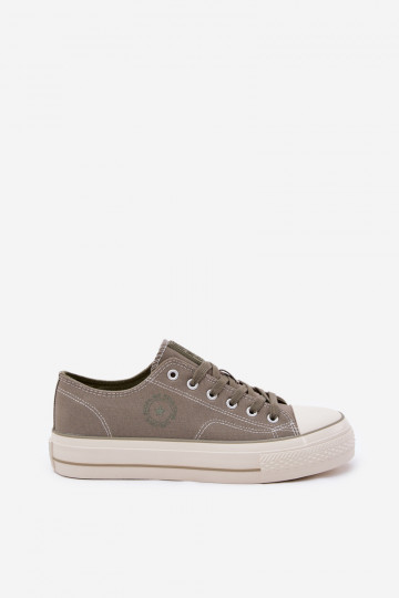 Zapatos casuales verdes con plataforma para hombre Big Star RR174325 2