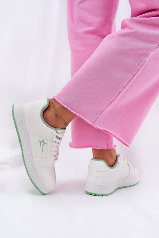 Zapatillas modelo zapatos. Femenino Big Star RR274A246 HI-POLY SYSTEM el color blanco