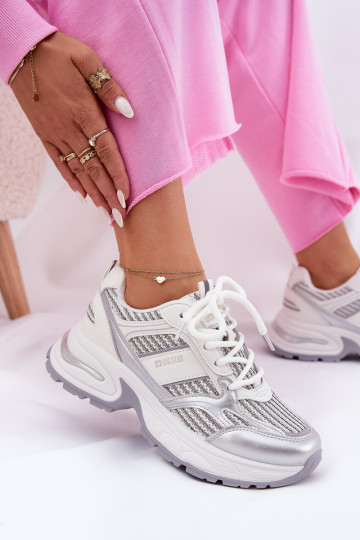 Zapatillas modelo zapatos. Femenino Big Star RR274A195 el color blanco