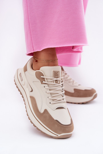 Zapatillas modelo zapatos. Femenino Big Star RR274A216 HI-POLY SYSTEM beige