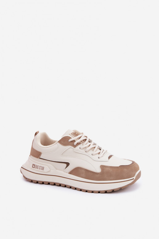 Zapatillas modelo zapatos. Femenino Big Star RR274A216 HI-POLY SYSTEM beige Zapatillas modelo zapatos. Femenino Big Star RR274A216 HI-POLY SYSTEM beige