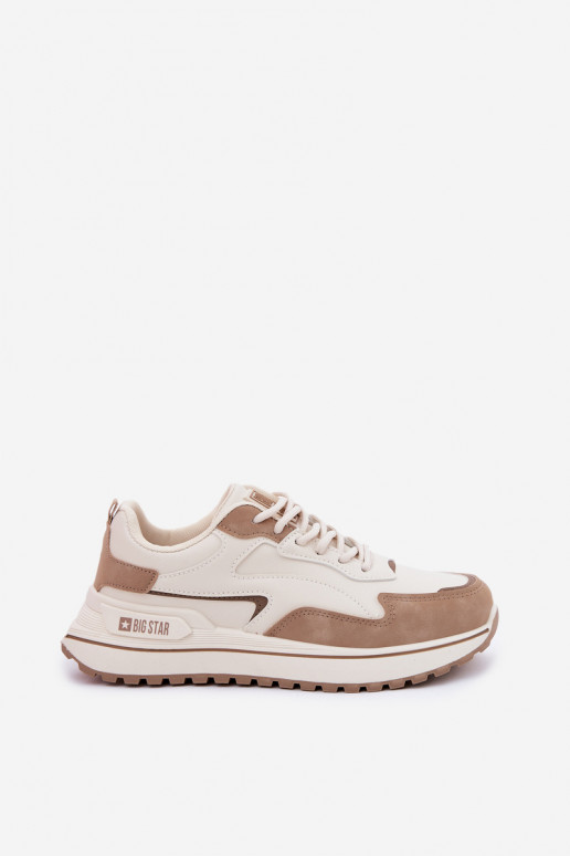 Zapatillas modelo zapatos. Femenino Big Star RR274A216 HI-POLY SYSTEM beige Zapatillas modelo zapatos. Femenino Big Star RR274A216 HI-POLY SYSTEM beige
