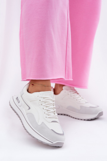 Zapatillas modelo zapatos. Femenino Big Star RR274A213 HI-POLY SYSTEM el color blanco