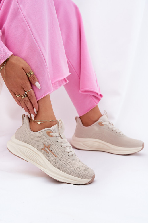 zapatillas Zapatillas modelo zapatos. Femenino Big Star RR274A145 HI-POLY SYSTEM beige zapatillas Zapatillas modelo zapatos. Femenino Big Star RR274A145 HI-POLY SYSTEM beige