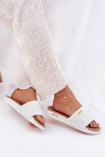 Chanclas blancas para mujer Big Star RR274A103