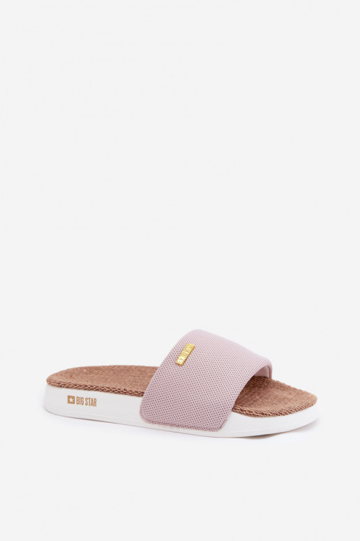 zapatillas de mujer Big Star RR274A105 Tono rosa claro