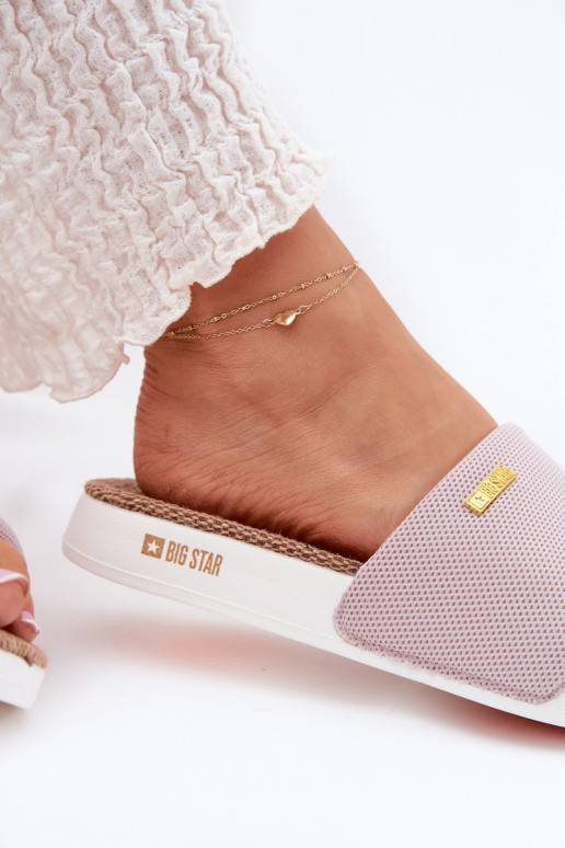 zapatillas de mujer Big Star RR274A105 Tono rosa claro