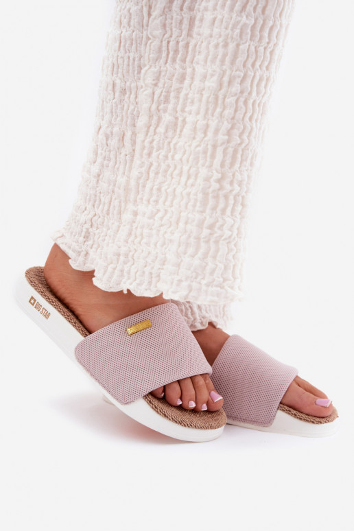 zapatillas de mujer Big Star RR274A105 Tono rosa claro