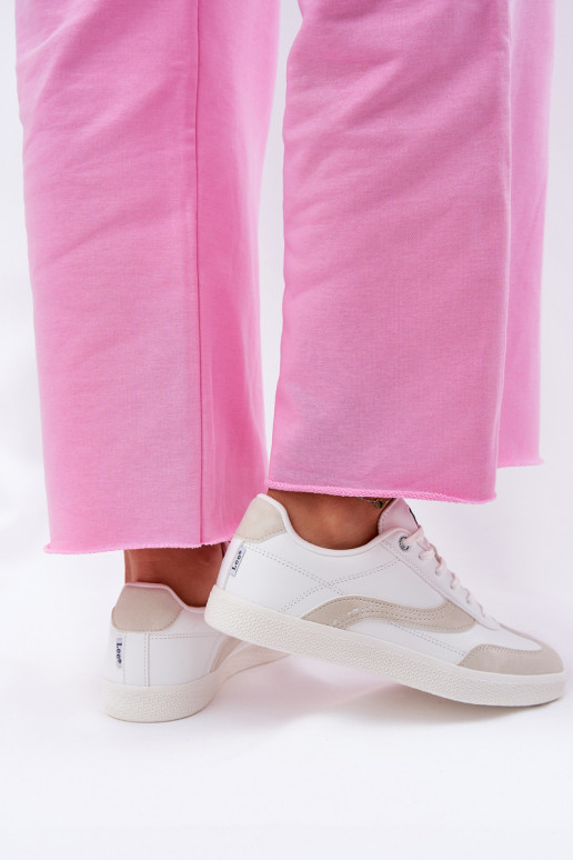 Zapatillas modelo zapatos. Femenino LEE LIAN ENOMEN LOEN 50251005.1FG el color blanco