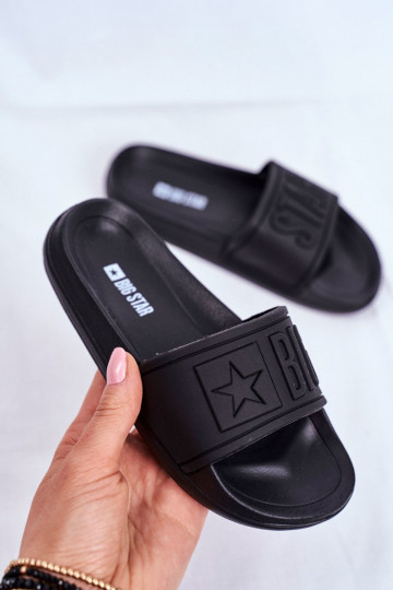 Zapatillas negras para niños Big Star DD374157