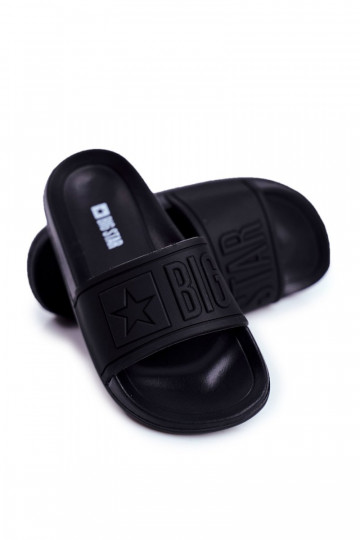 Zapatillas negras para niños Big Star DD374157 2