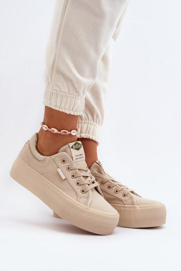 Zapatos de ocio con una plataforma Lee Cooper LCEN-24-31-2181 beige 2