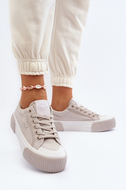 Zapatos de ocio Sobre una suela gruesa Lee Cooper LCEN-24-31-2178 color gris