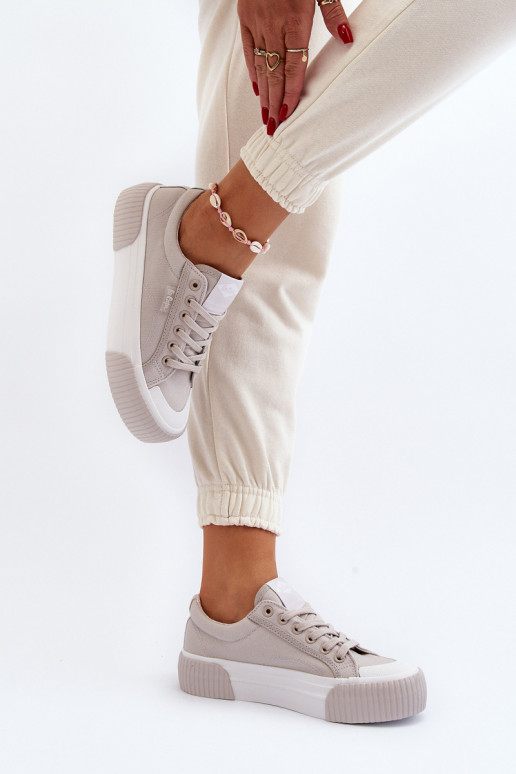 Zapatos de ocio Sobre una suela gruesa Lee Cooper LCEN-24-31-2178 color gris