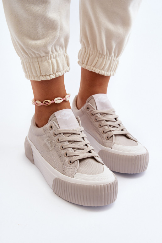 Zapatos de ocio Sobre una suela gruesa Lee Cooper LCEN-24-31-2178 color gris