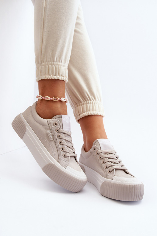 Zapatos de ocio Sobre una suela gruesa Lee Cooper LCEN-24-31-2178 color gris