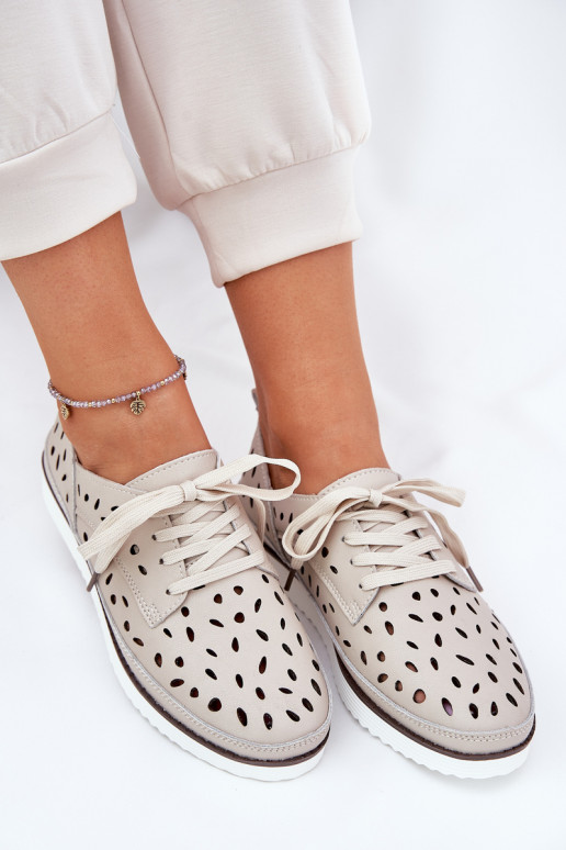 zapatos Piel Femenino S.Barski LR51-610 beige